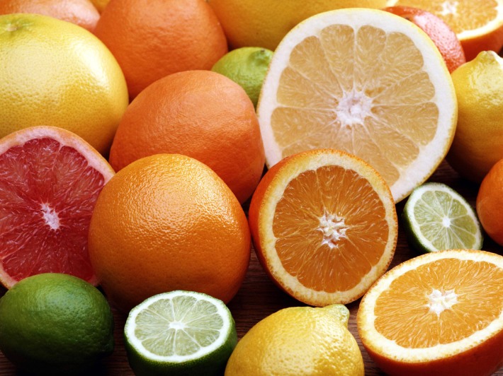 Different types of Citrus fruits. Good for your health.